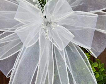 Bestewelry Ruban En Organza En Polyester Translucide Avec Bordure Pour