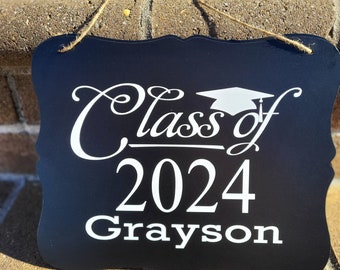 Gradudation door sign, Class of 2024 graduation sign, Graduation door decor, Graduation door decoration, Graduation sign, Class of 2024 sign