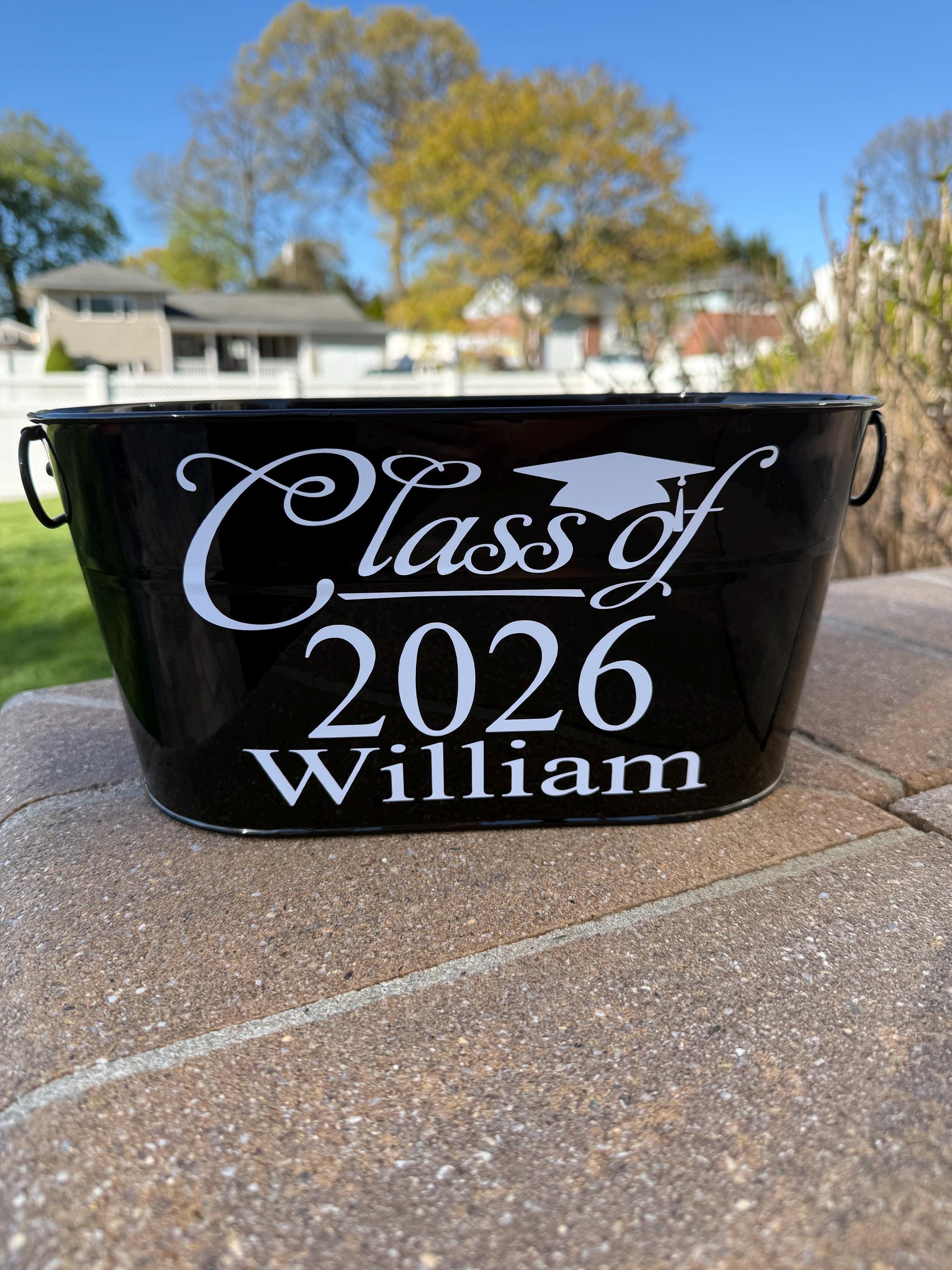 Class of 2026 Graduation Gift Basket, Personalized Graduation Card Box ...