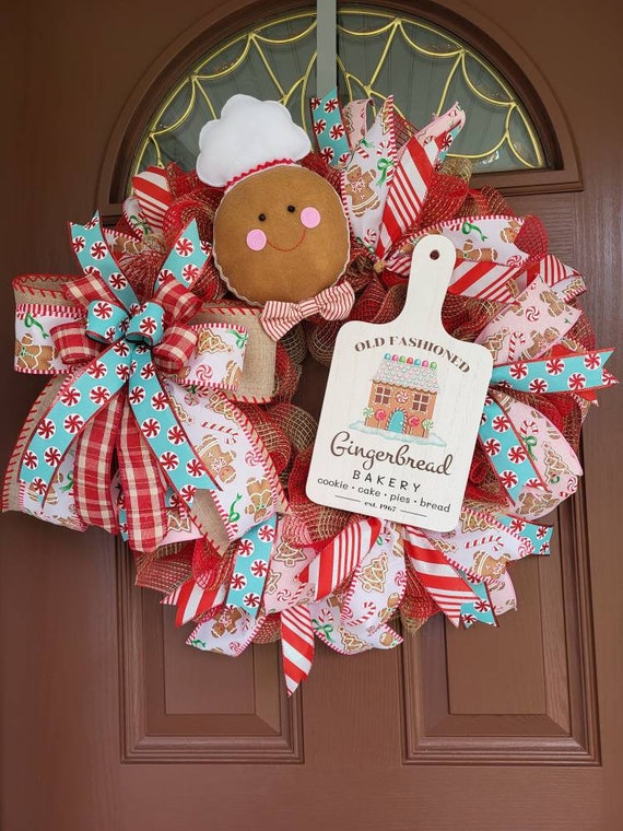 Gingerbread wreaths best sale
