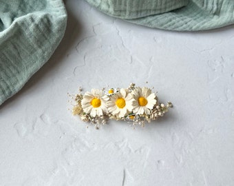 Daisy Flower Hair Clip, Flower Girl Hair Accessories, Flower Girl Gift