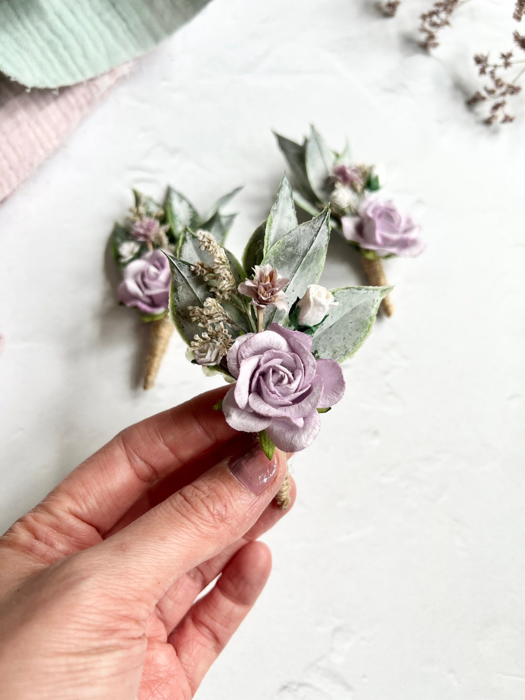 lilac-boutonni-re-grooms-boutonni-re-purple-wedding-button-etsy-uk
