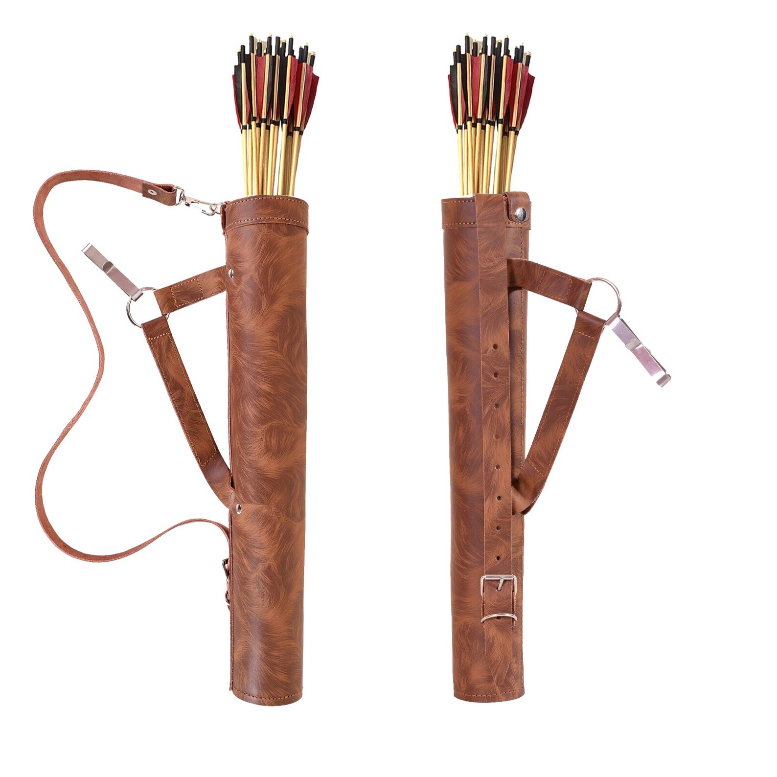 Arrow Quivers Back Arrow Holderhand Made Quiver for Arrows Etsy