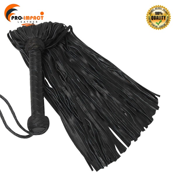 100 Tails Genuine Cowhide Leather Flogger-Heavy Duty Fetish Flogger Bdsm Bondage Sex play games