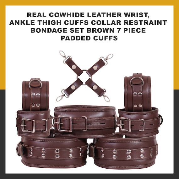 Cow Leather Bondage Kit, BDSM, Bondage & Sex