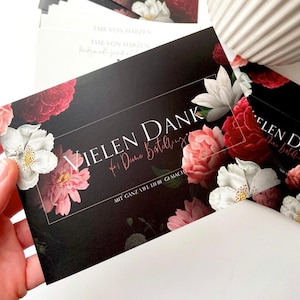 10 Set DankesKarte/ Vielen Dank Karte / Danke für deine Bestellung /Postkarten "Vielen Dank für deine Bestellung/ Werbung