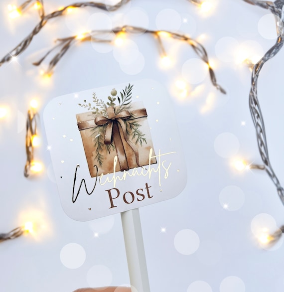Aufkleber / WeihnachtsPost Aufkleber /Aufkleber für Geschenk / Aufkleber für Post „Vielen Dank für deine Bestellung “ Sticker
