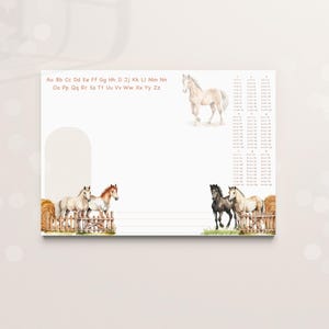 Schreibtischunterlage DIN A3 50 Seiten /Tischunterlage / Schreibtischunterlage Kinder /Malblock Kids 50 Blätter / Geschenk zur Einschulung