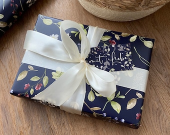 Gift wrap / gift sheets wild flowers / beautiful gift wrap / birthday gift / wrapping paper / floral wrapping paper