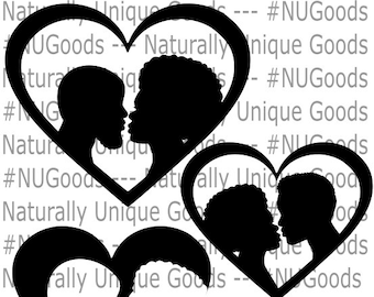 Black Couple Svg Etsy