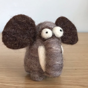 Elephant needle felting kit ( starter kit )