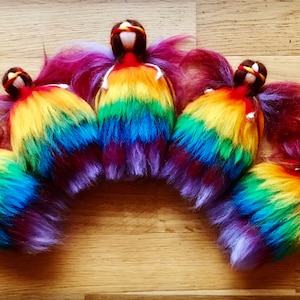 Rainbow fairy needle felting Kit ( starter kit )
