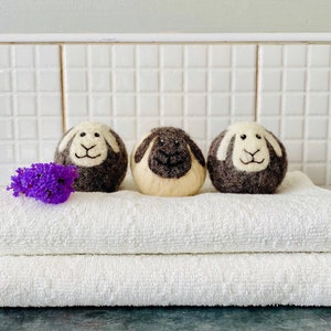 Reusable Wool Dryer Balls - Pack of 3