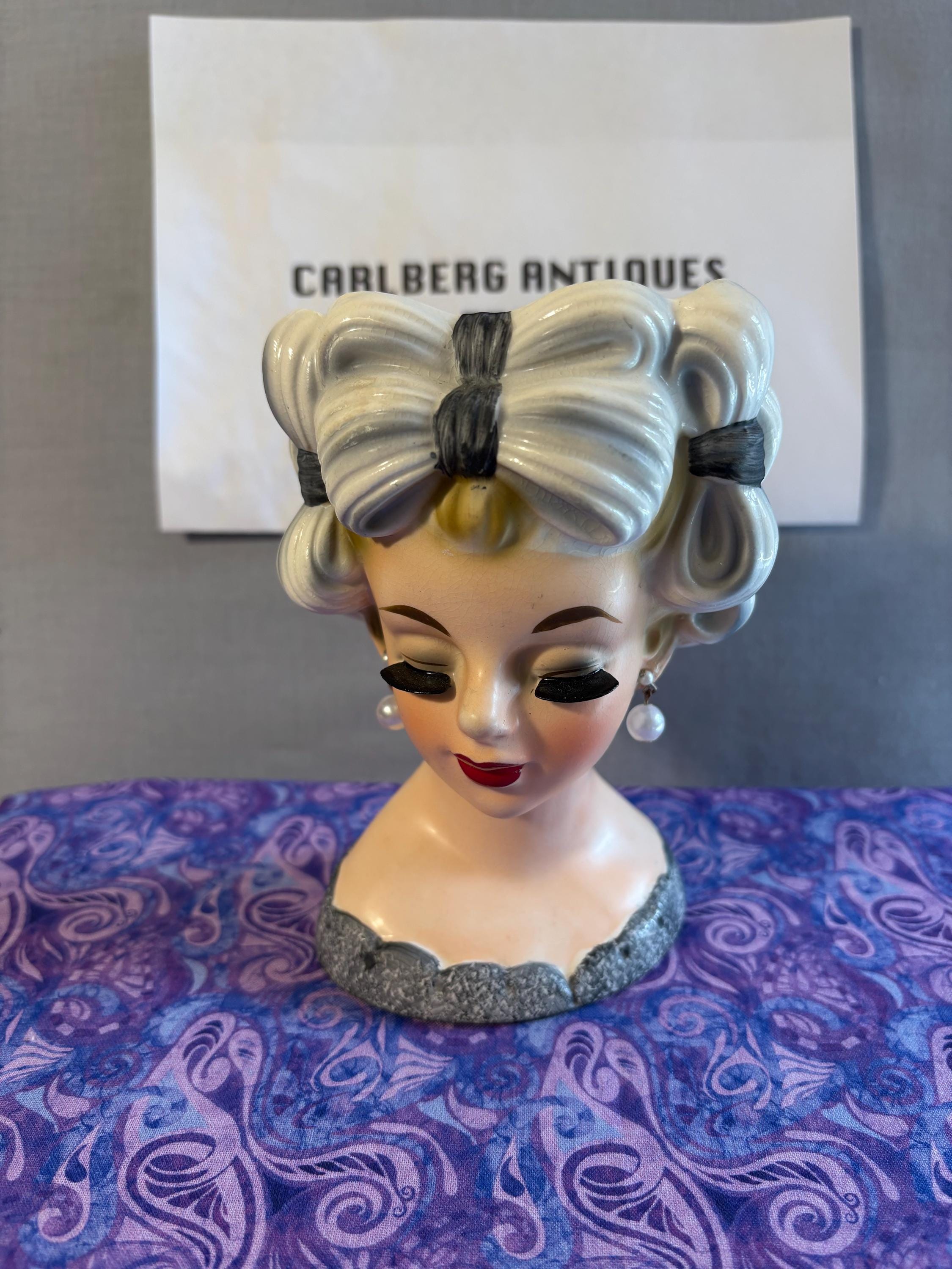 Relpo Lady Head Vase - Etsy