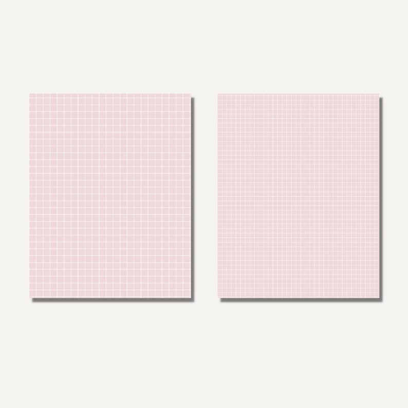 Pink Digital Graph Paper Goodnotes Noteability Etsy