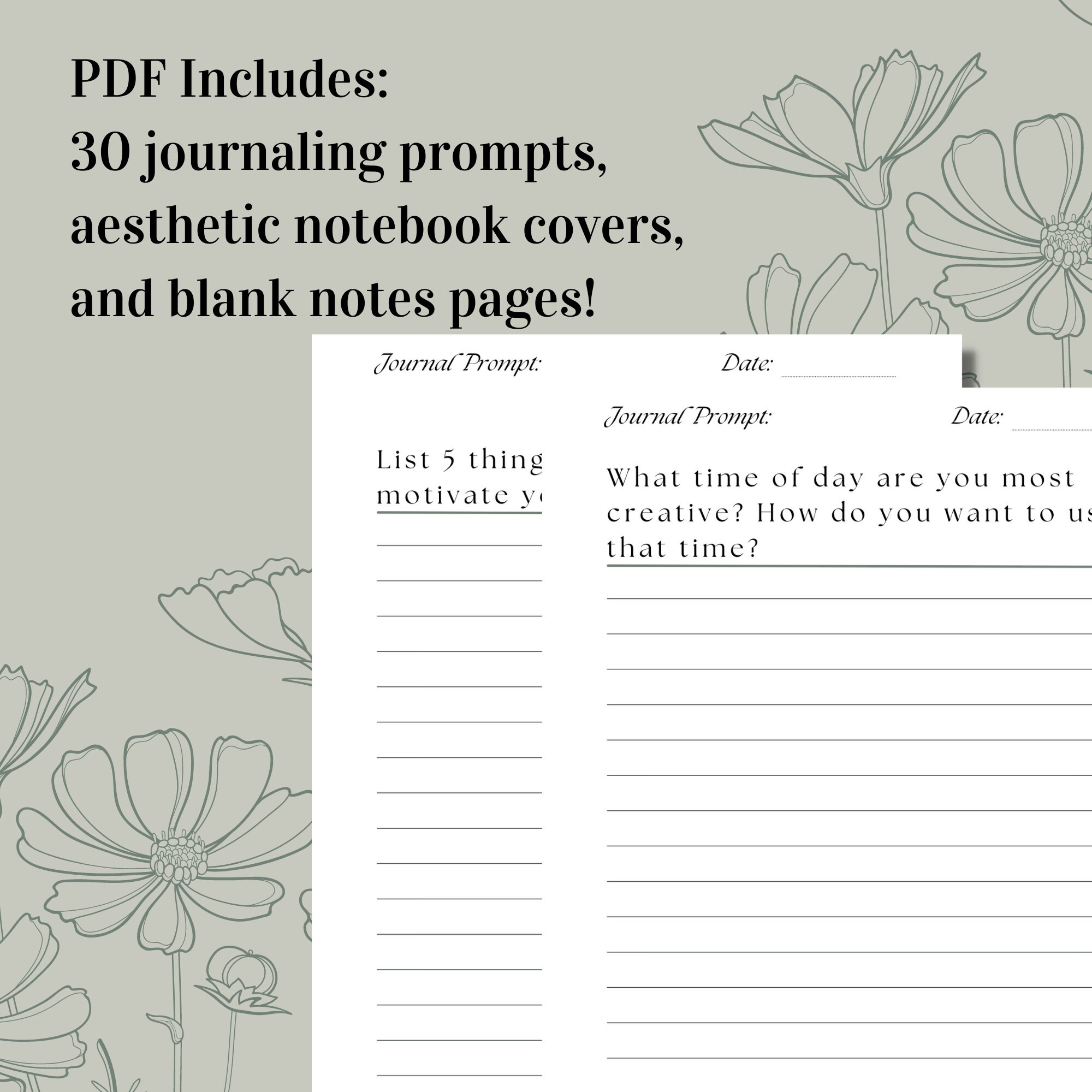 Self Care Journal - Digital Printable - Etsy