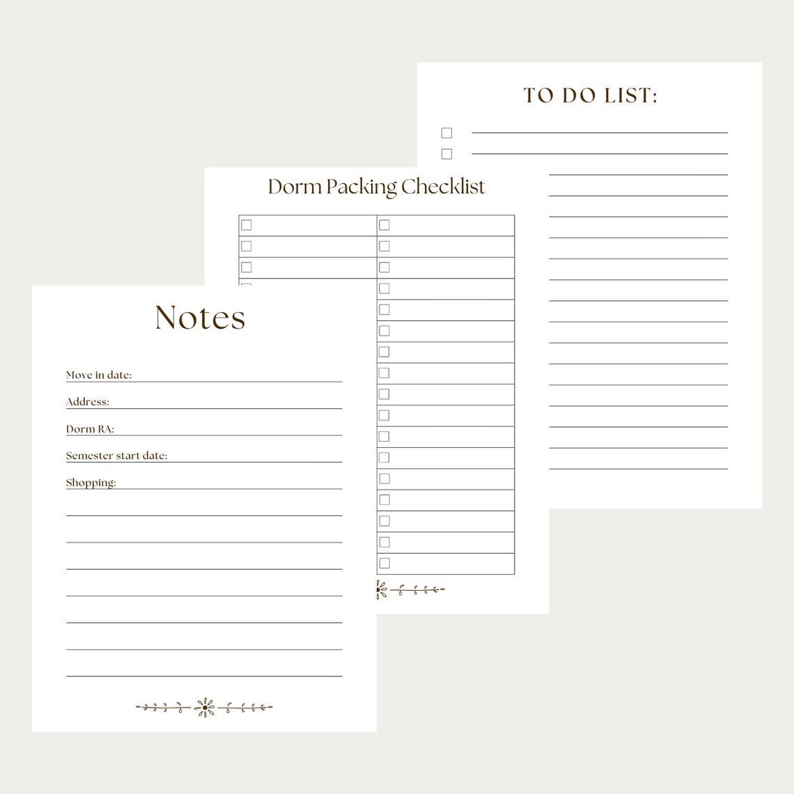 College Packing Checklist Dorm Move In List Digital Printable Pdf Etsy College Packing Checklist Dorm Move In List Digital Printable Pdf Etsy