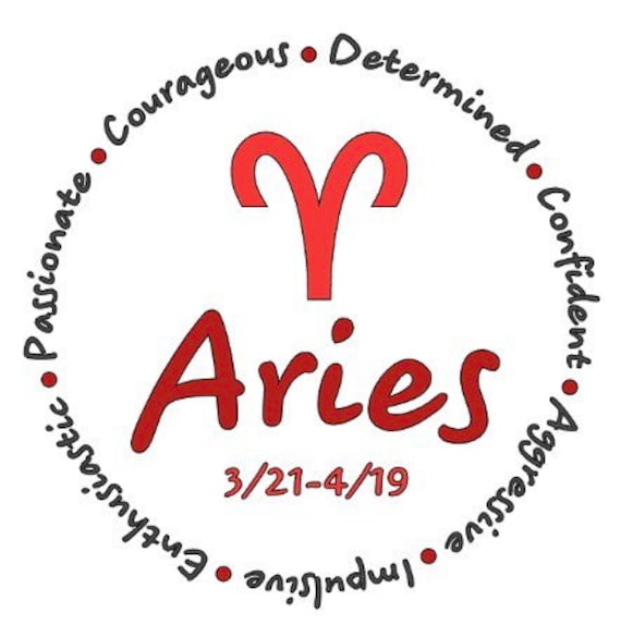 Maglietta grafica con segno zodiacale Ariete: maglietta/body