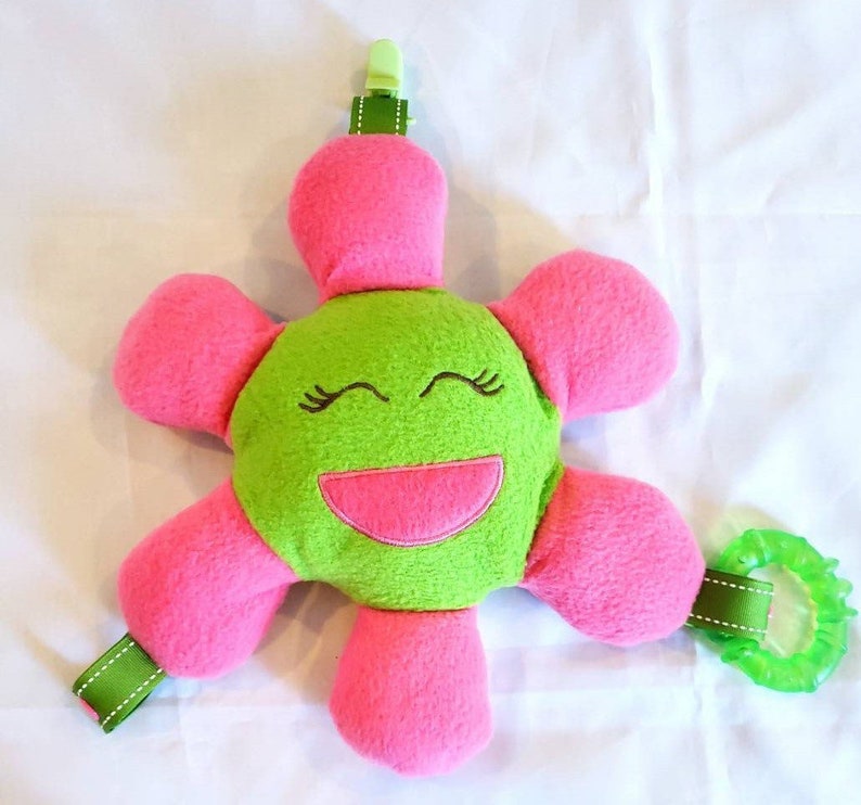 Baby Girl RomperBeanieBlanket Set with Toy; Going Home Outfit