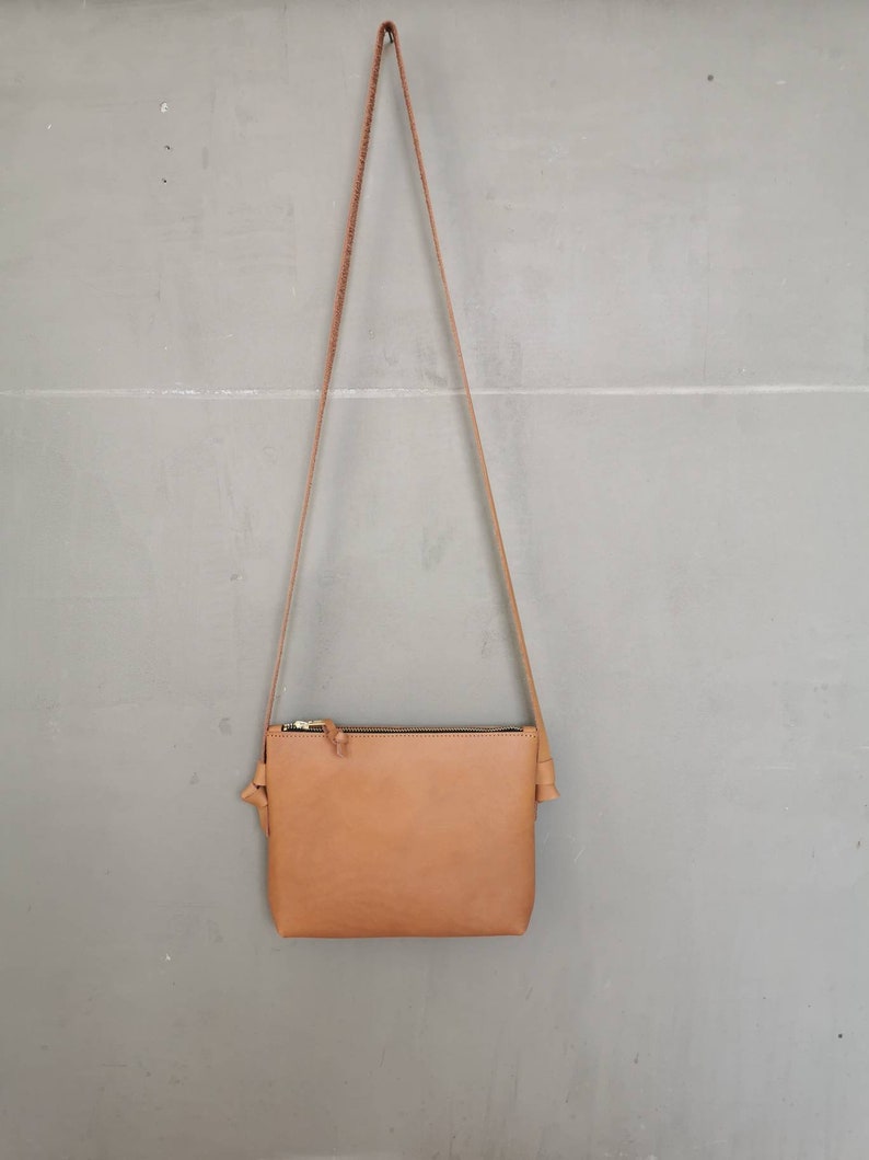 Small Crossbody Bag Camel Brown Bag Festival Bag Natural Etsy