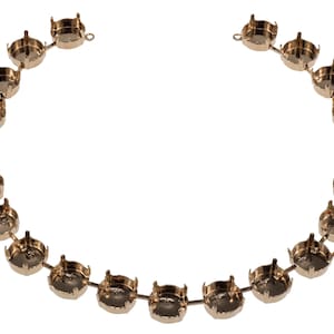 Antique Copper Empty Cup Chain Bracelet 12mm 4470 CUSTOMIZABLE!! WOW! Can Come Finished!