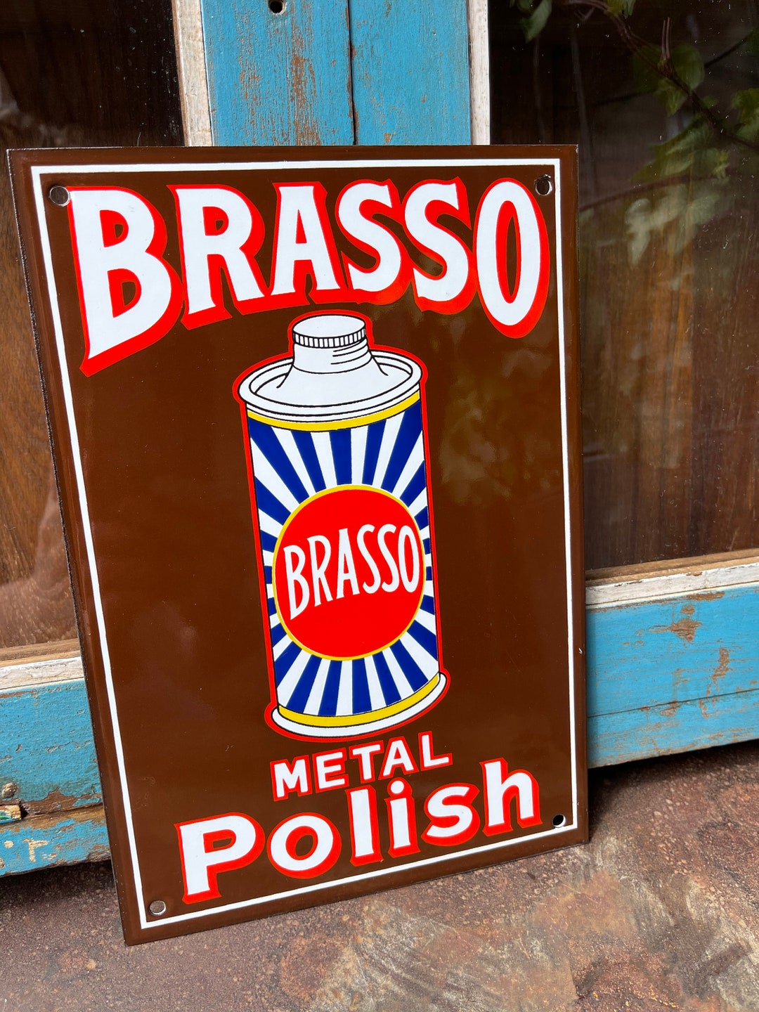 Garnier Enamel Advertising Sign Etsy UK