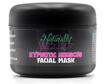 Hibiscus Facial Mask | Vegan Lifting, Hydrating Skincare