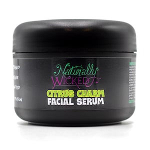 Naturally Wicked® Citrus Charm Facial Serum | Anti Ageing, Facial Firming and Pore Minimising Serum | Natural, Cruelty Free & Vegan