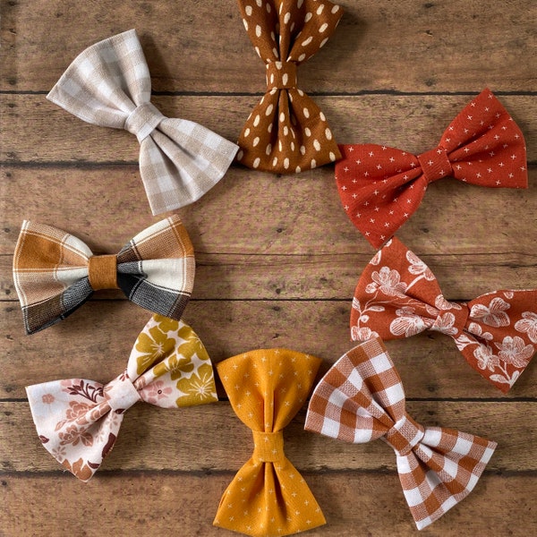 Plaid Dog Bow Ties Etsy
