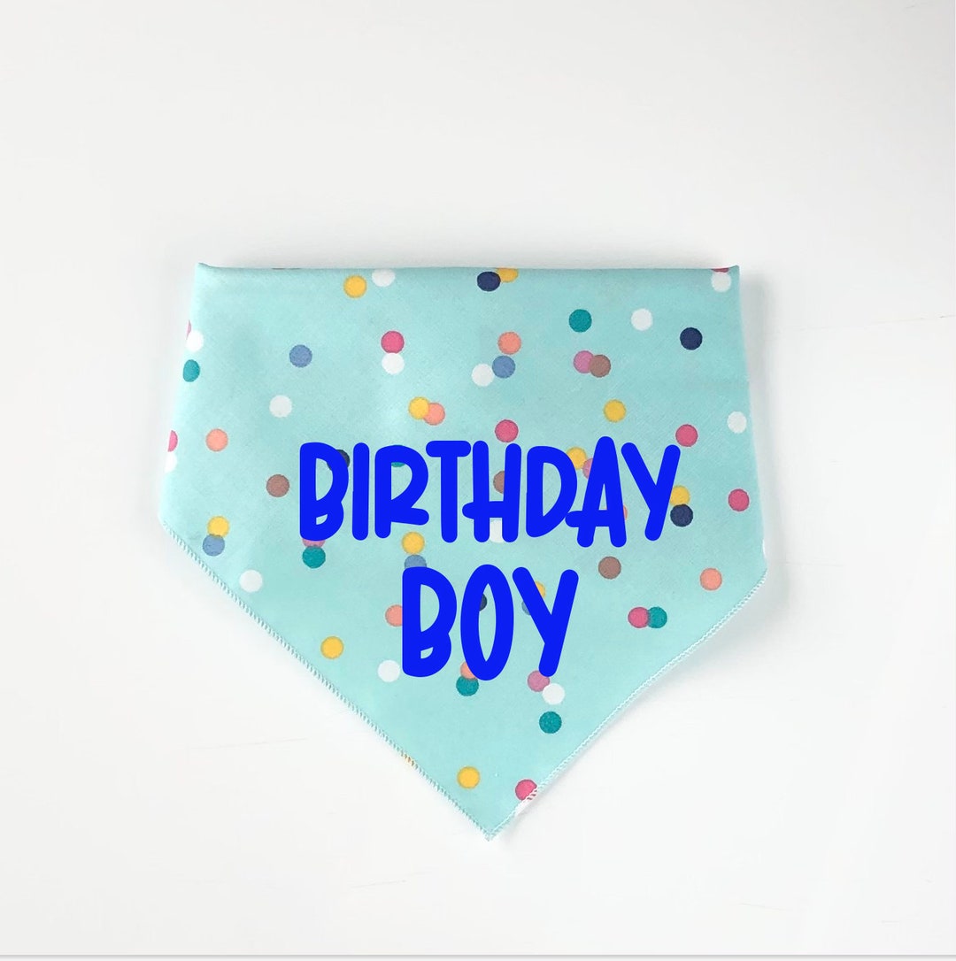 Birthday Boy Dog Bandana Birthday Dog Bandana Etsy