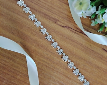 Strass Gürtel,Braut Gürtel 074