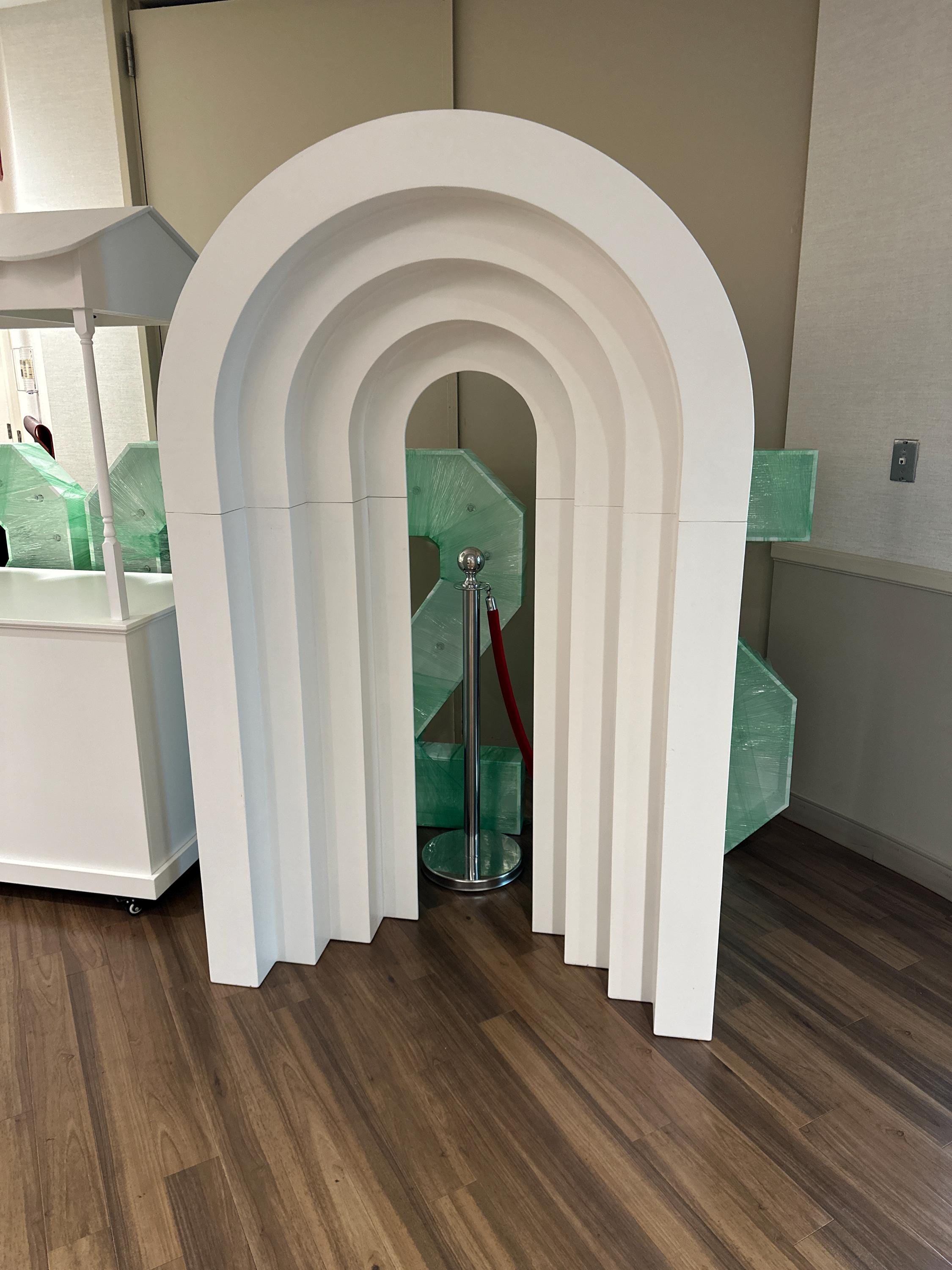 Gestufte 3D-Regenbogenbogen Photo Prop Hintergrund Digitale Holzbearbeitungspläne