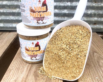 Nutrientes vitales: vitaminas esenciales suplementarias y oligoelementos para pollos y patos