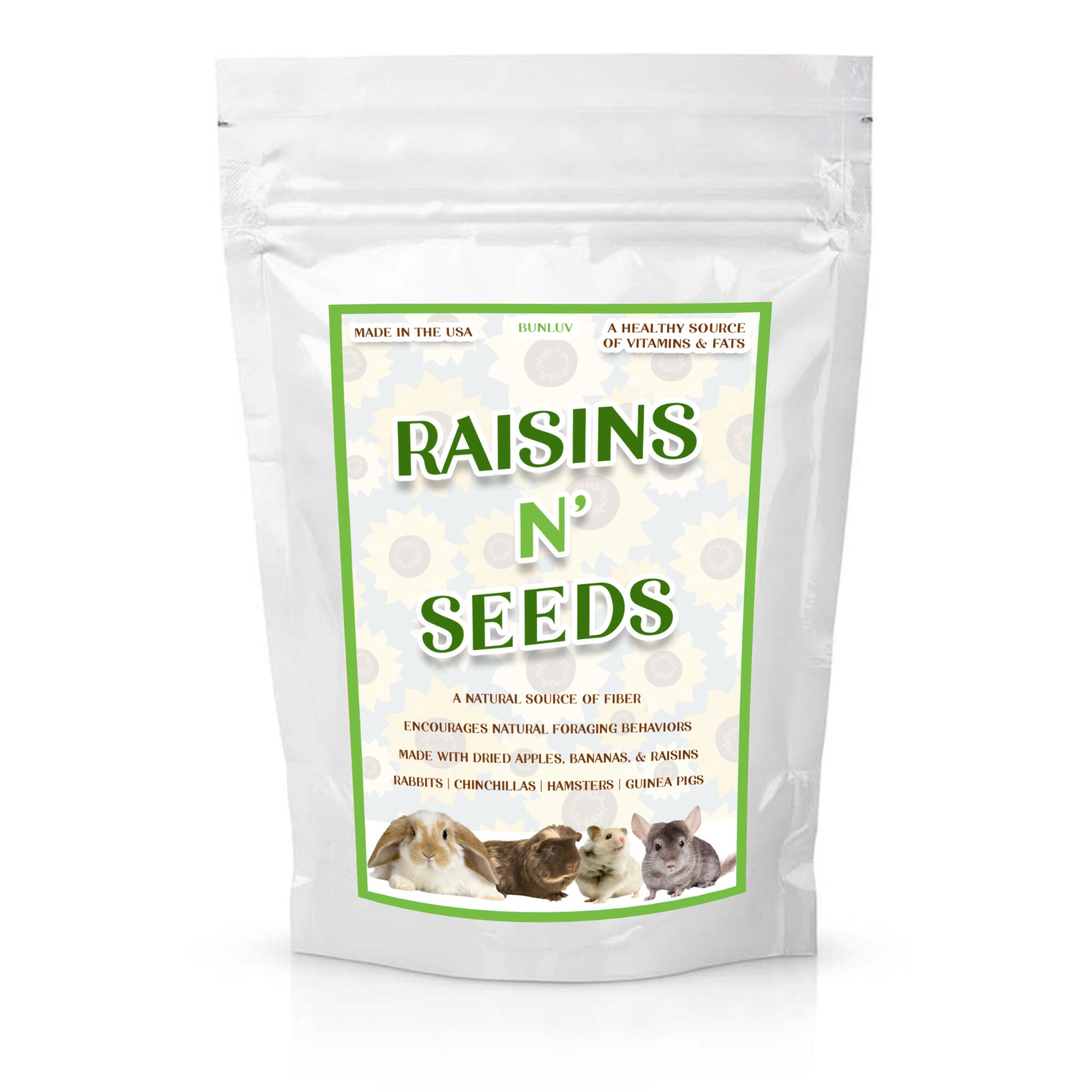Bunluv Raisins N Seeds Treat for Rabbits Guinea Pigs Etsy