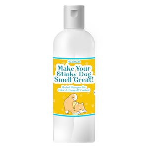 Make Your Stinky Dog Smell Great! Herbal Shampoo For Dogs (8 ounces)