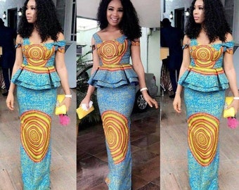 ankara peplum designs