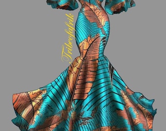 african print dress etsy