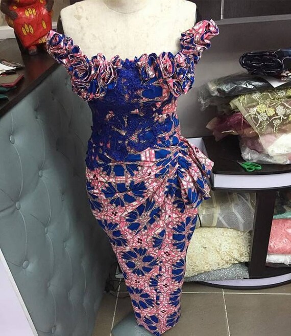 Exquisite and Elegant Ankara Dress African Print Dress - Etsy UK