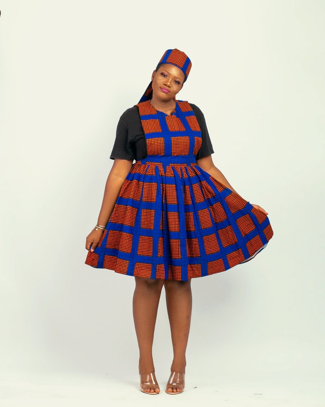 Pinafore Dress Ankara Dress African Print Dress Ankara Summer Dress Etsy