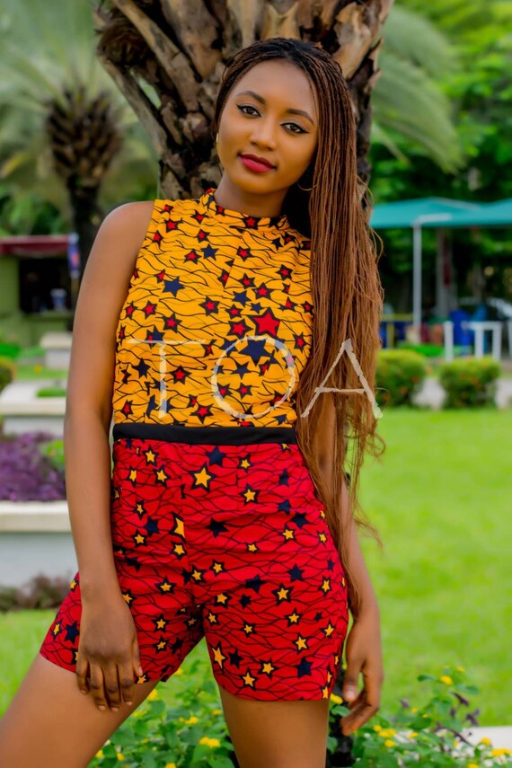 ankara playsuits