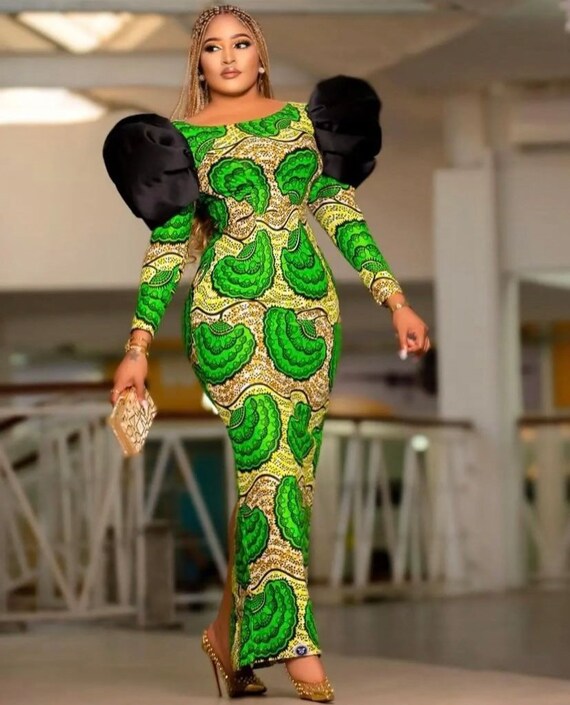 Stylish African dress Ankara dress African print dress -  Portugal