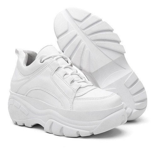 plain black platforms