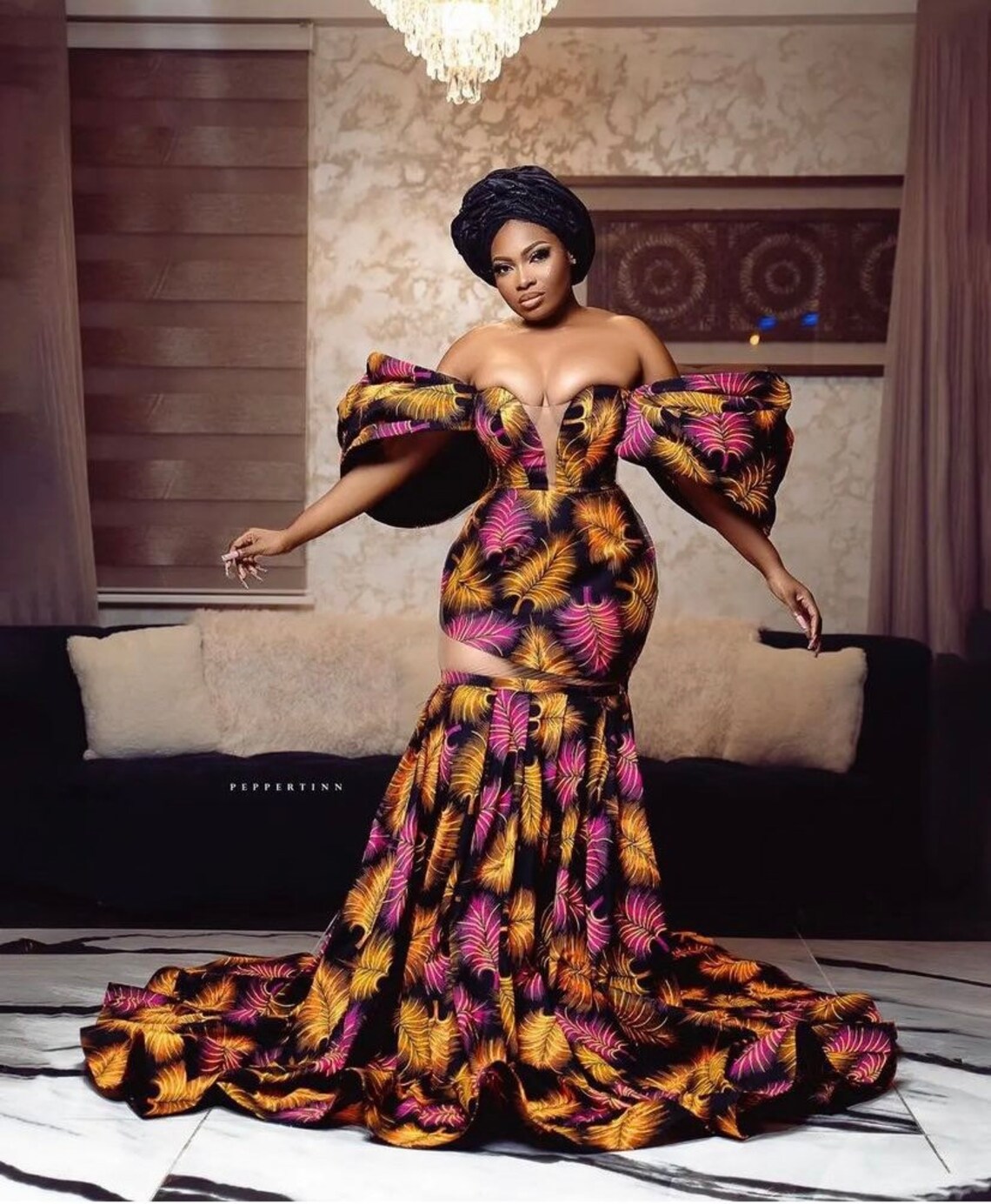 SANA Ankara red sun dress.