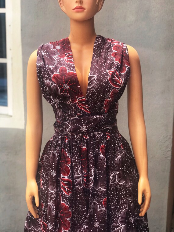 ankara infinity dress