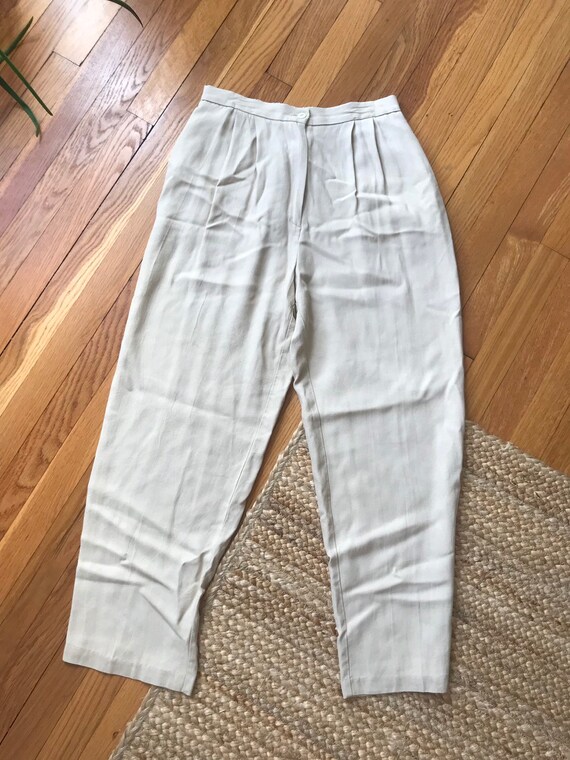 vintage high waisted pleated pants