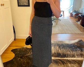 Vintage anni '90 floreale maxi gonna / taglia piccola 4-6