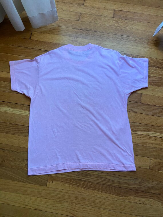 Vintage 1980s Pink Florida T-Shirt / Size XL - image 5