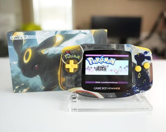 NEW Umbreon Themed GBA IPS Screen Mod w/Box!
