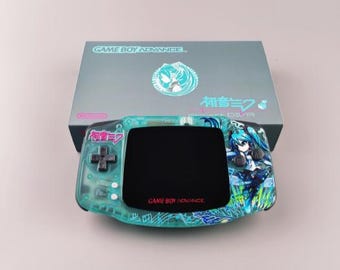 NEW Vocaloid Themed GBA IPS Screen Mod w/Box!