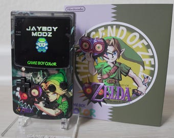 NEW Majora's Mask Themed GBC IPS Screen Mod w/Box!
